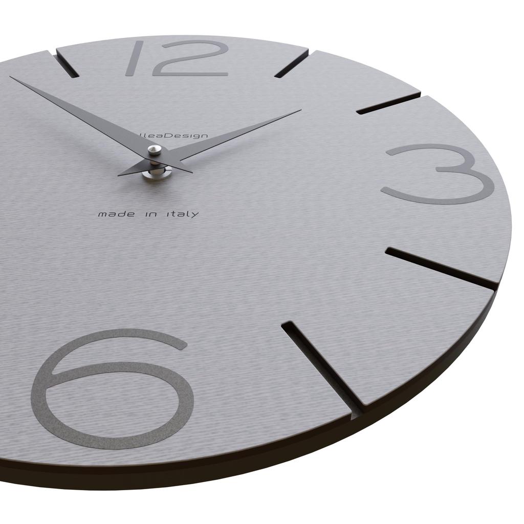 CalleaDesign 30 см - Модель настенных часов для кухни с рисунком в полоску цвета смайлик. Простой круглый циферблат обеспечивает легкость считывания показаний.. Металлические спицы 11см и 8см.