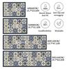 Bedside Living Room Study Room Kitchen Rug Courtyard Entrance Ethnic Style Absorbent Floor Mat, Crystal Velvet No-slip  Carpet