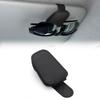 Sunglass Holder Car Sunglasses Holder Gray/Black Premium PU Leather Super Strong Magnetic Car Glasses