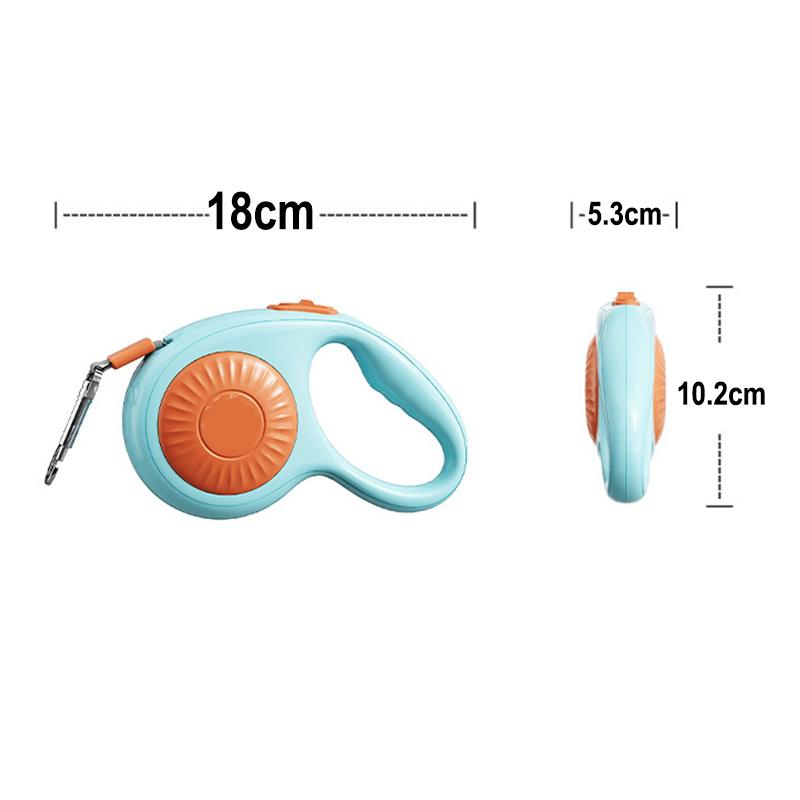 Automatic Retractable Pet Leash 3M Reflective Durable Dog Cat Lead with Comfy Handle for Small Medium Pets Outdoor Safety