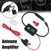 12V Car Automobile FM AM Radio Signal Amplifier Aerial Antenna Auto FM Antenna Booster Windshield For Car Boat Amplifier