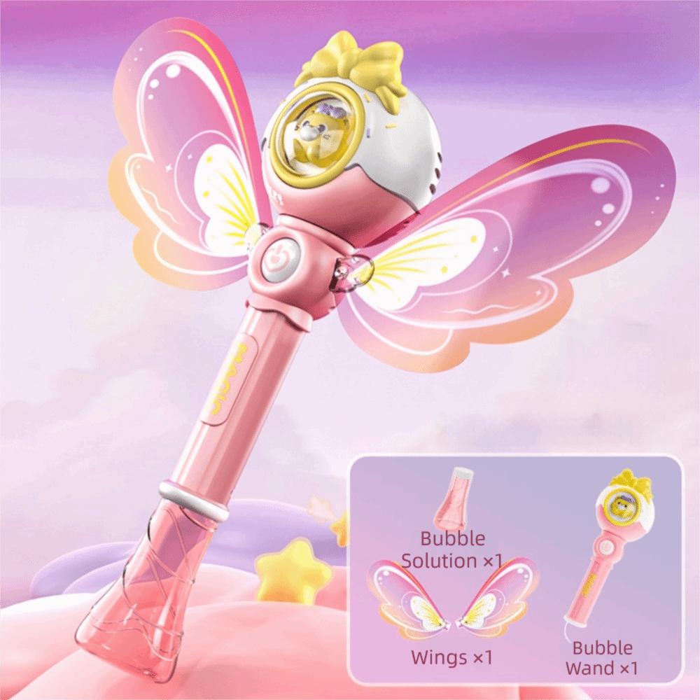 Hand-Held Design Bubble Blower LED Lights Pony Bubble Blower Children's Toy