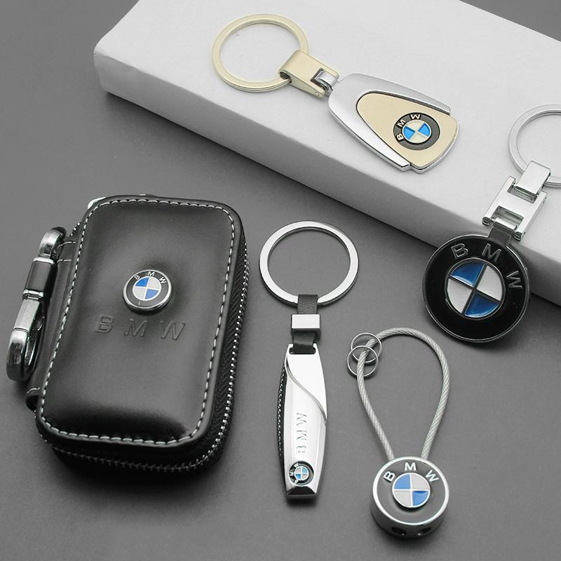 3D Металлический Кожаный Значок Брелок для Ключей Брелок Брелоки сумка Для BMW X1 X3 X5 X6 X7 F20 F22 F23 F85 F86 E90 E91 F32 F33 F34 F36