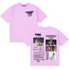 Певица TINI STOESSEL Futtura Harajuku Мерч Футболки Унисекс Женские Футболки с коротким рукавом Модная Уличная одежда Круглый вырез Хлопковая футболка