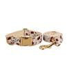 Red Cherry Pet Collar Dog Collar Leash Dog Neck Ring Dog Neck Cover