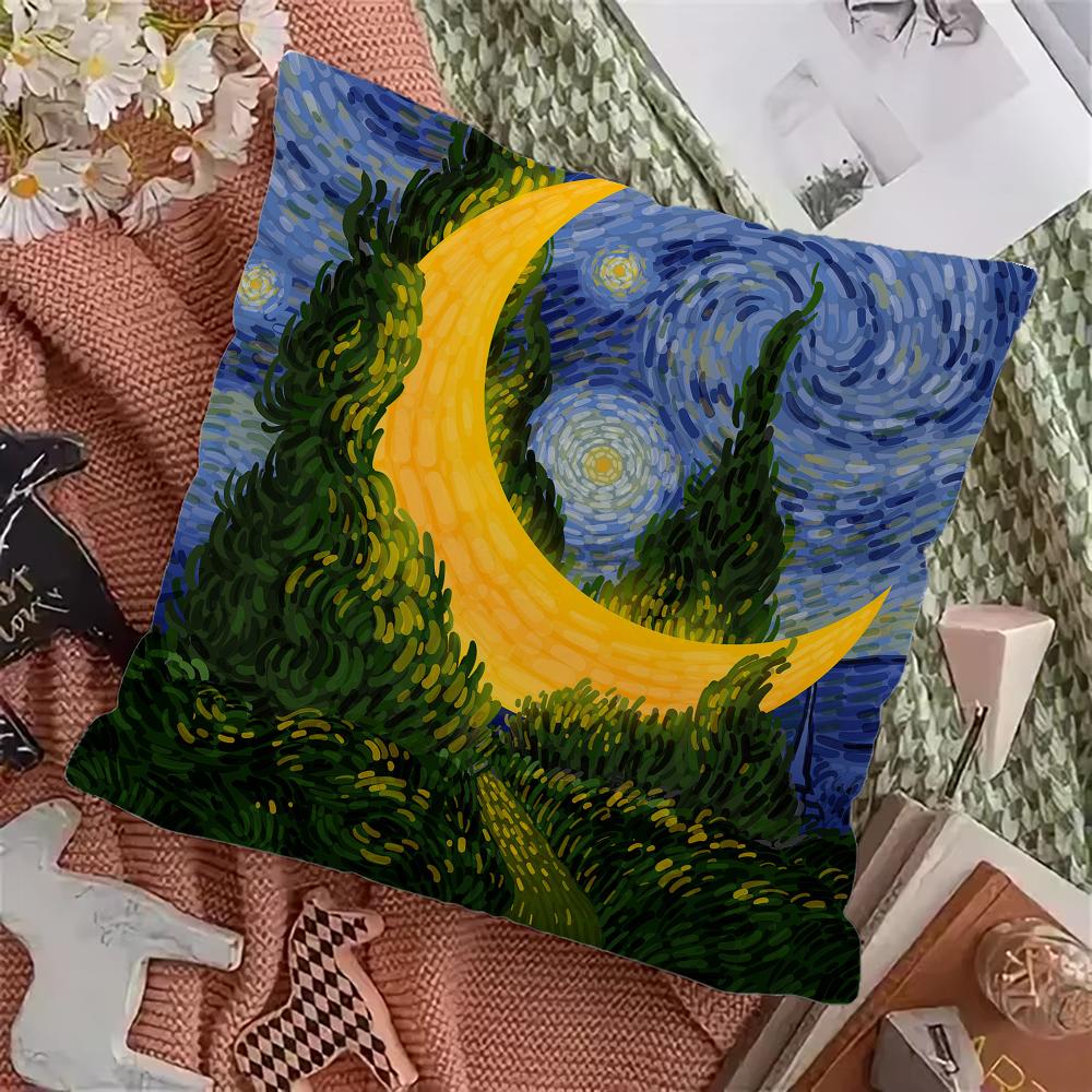 V-Van G-Gogh Художественная Наволочка Наволочка Домашние Подушки для Дивана Подушки для Автомобиля Наволочка Офисная Наволочка Подушка
