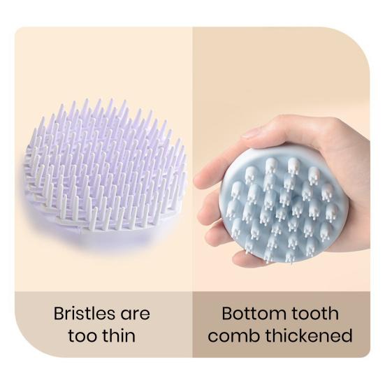 Массажер для головы, щетка для шампуня, мягкая силиконовая щетина для мужчин и женщин, мытье волос, удаление перхоти, стимулятор роста волос, скребок для влажных и сухих волос