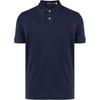 Polo SS23 Solid Logo Print Short Sleeve Polo Shirt Men Tops Navy-Blue 710680784-292