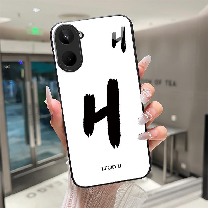 Чехол Для Realme 10 Pro Plus 4G 5G Счастливыми Буквами Задняя Крышка Capa Для Realme10 10Pro 10Pro+ Закаленное Стекло Мягкий ТПУ Защитный Fundas