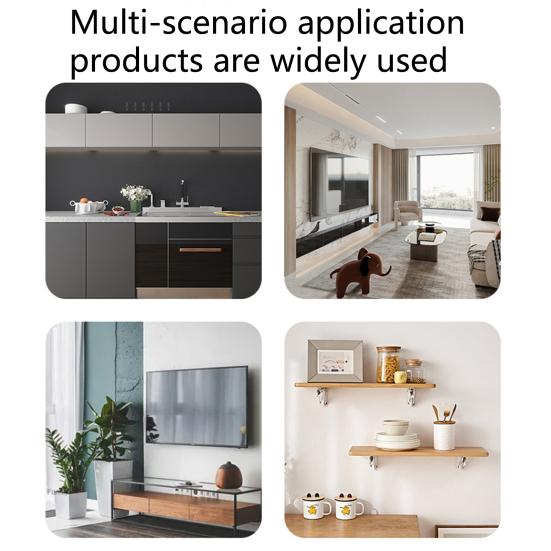 1 комплект кронштейнов для полок, прочный сильный подшипник, тяжелая опора, настенные кронштейны для полок для дома