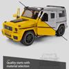 Масштаб 1/24 Benz G65, литая под давлением модель автомобиля, игрушечный автомобиль с откатным механизмом, звуком и светом для детей, коллекция подарков для мальчиков и девочек
