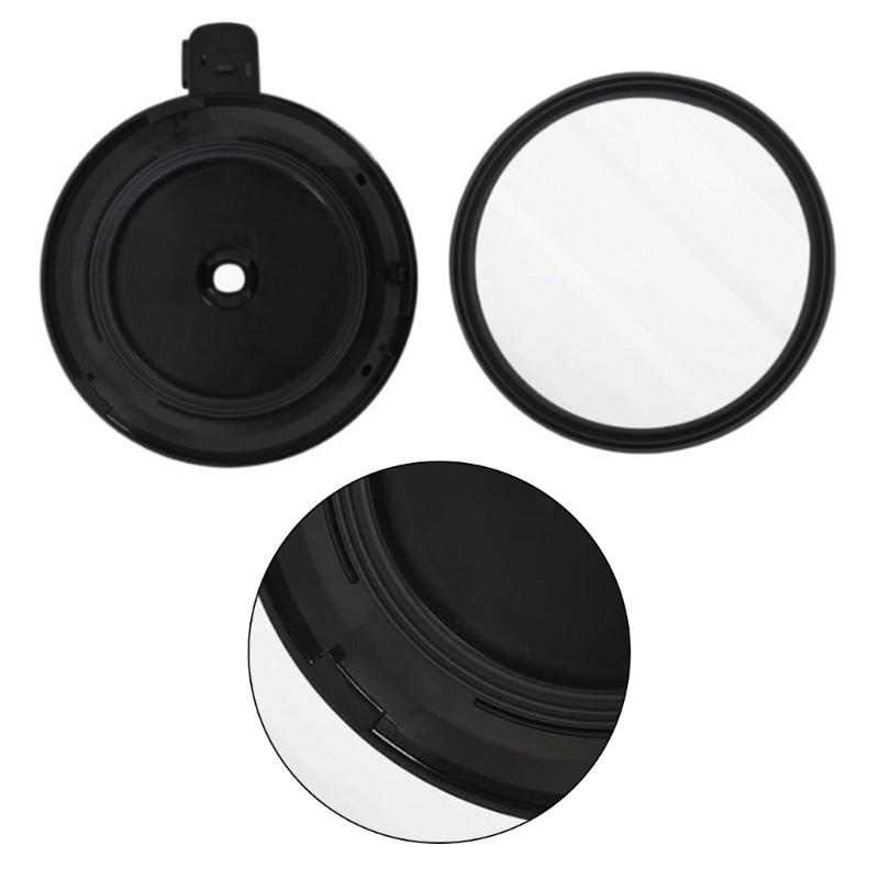 Reusable Outer Bowl Lid Ice Cream Maker Replacement Component ABS Texture for Smooth Operation and Splashs Prevention