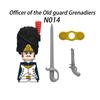 Средневековые солдаты Наполеоновских войн Фигурки Военные MOC Строительные блоки Рыцари Британские Французские Фузилеры Винтовки Оружие Детская игрушка D128
