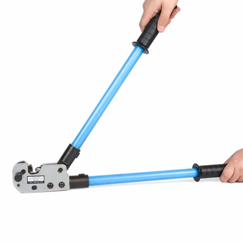 IWISS Heavy-Duty Crimping Tool for Stripped Crimp Terminals and Stripped Crimp Sleeves, 8.0sq-38sq, CT-38