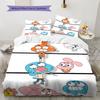 Gumball Cartoon Pattern Bedding Home Decoration Birthday Gift ( 1 duvet cover + 2 pillowcase, without core),fan merchandise.