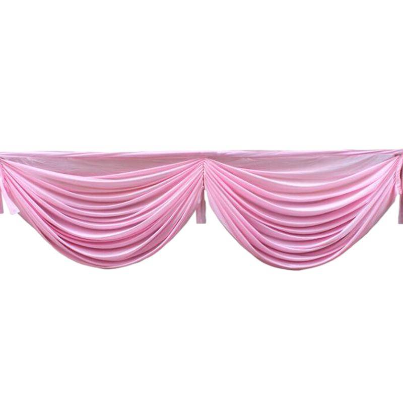 2M Свадебный фон занавеска гирлянда для вечеринки балдахин драпировка панель свадебный фон занавес балдахин сценический фон декор драпировка