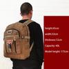 Большая вместимость утолщенный холщовый рюкзак для походов на открытом воздухе для мужчин и женщин дорожный рюкзак