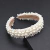 Large Pearl Headbands Wide Side Women Hairbands Fashion Bridal Hair Hoop  Girl