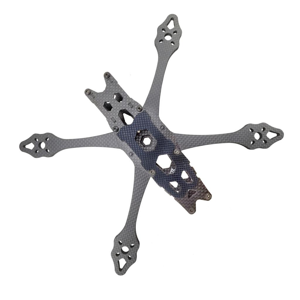 QAV-S 5 5-дюймовая профессиональная рама для FPV фристайл дронов 225 мм колесная база углеволокно с 5 мм лучом