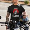 Графическая футболка для отца-байкера 'Speedster Superbike Track Daddy' 'Как обычный папа, только быстрее'