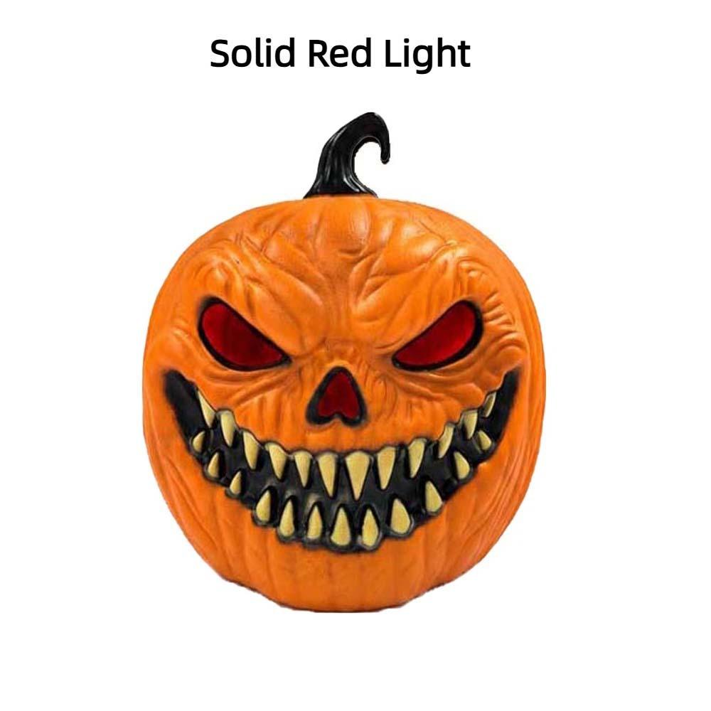 Voice-Activated Halloween Ornament Glowing Sound Activated Lamp Pumpkin Light Indoor