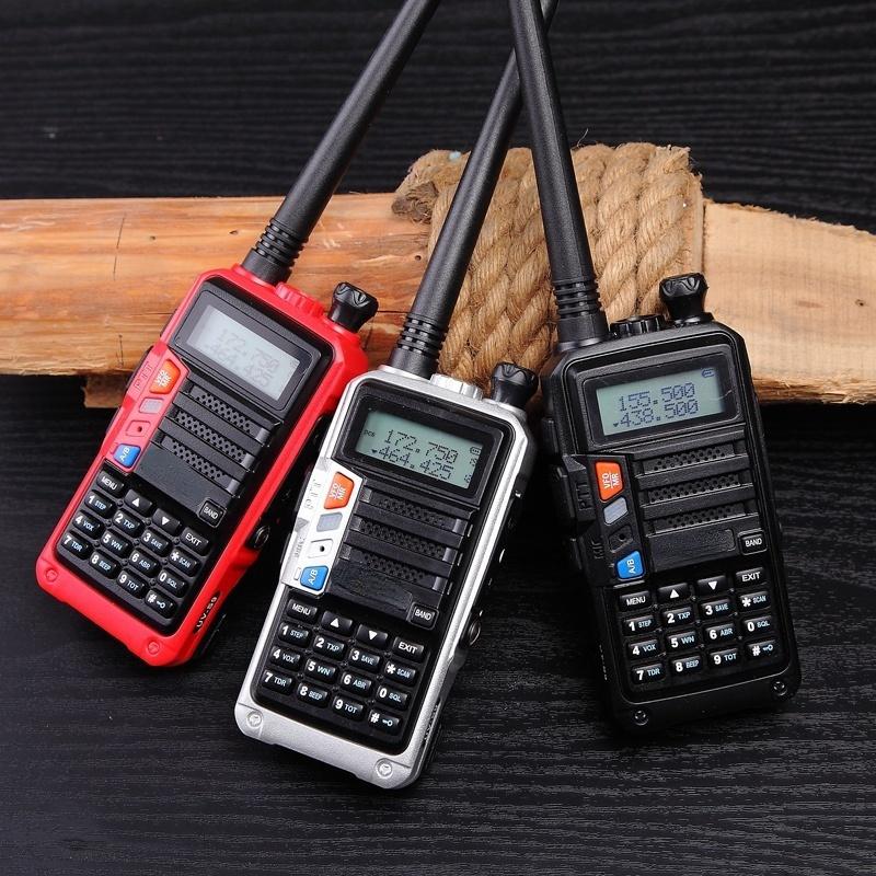 Мощный портативный радиоприемник Walkie Talkie CB, 200 Вт, дальность действия 120 км, для охоты, лесной город, обновление S9 с USB-зарядным устройством S9 plus ProAbf