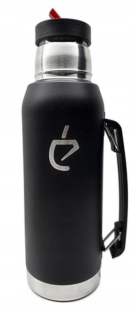 Oryginalny termos inox black 1l do yerba mate od un mate