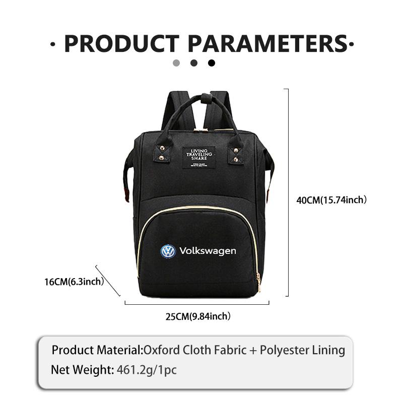 2026 saf7For Volkswagen VW Versatile Backpack Oxford Cloth Business Rucksack Computer Bag Golf 4 5 6 7 Polo Jetta Sagitar Magotan Passat