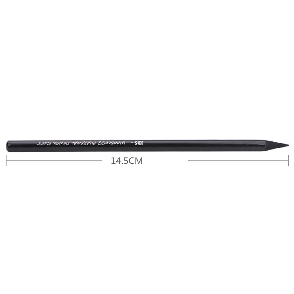 Woodless Charcoal Pure Carbon Drawing Pen Carbon Sketch Pen Full Carbon Pencil Charcoal Pencil