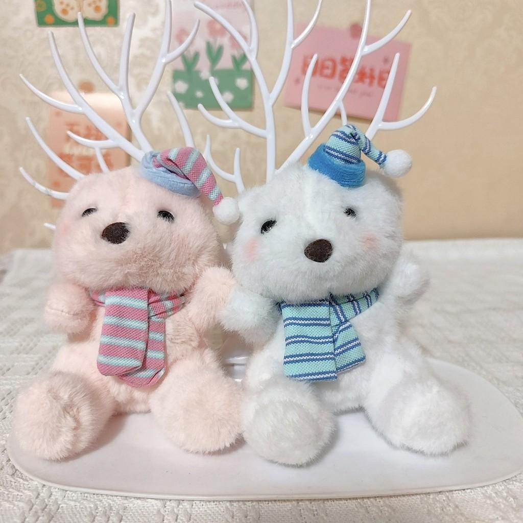 Шляпа День рождения Очаровательный медведь кулон Милая мультяшная девочка Плюшевый брелок Рюкзак Детский