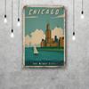 city Retro Vintage Tin Sign Poster Decorative Plaque Metal Plate Wall Decor