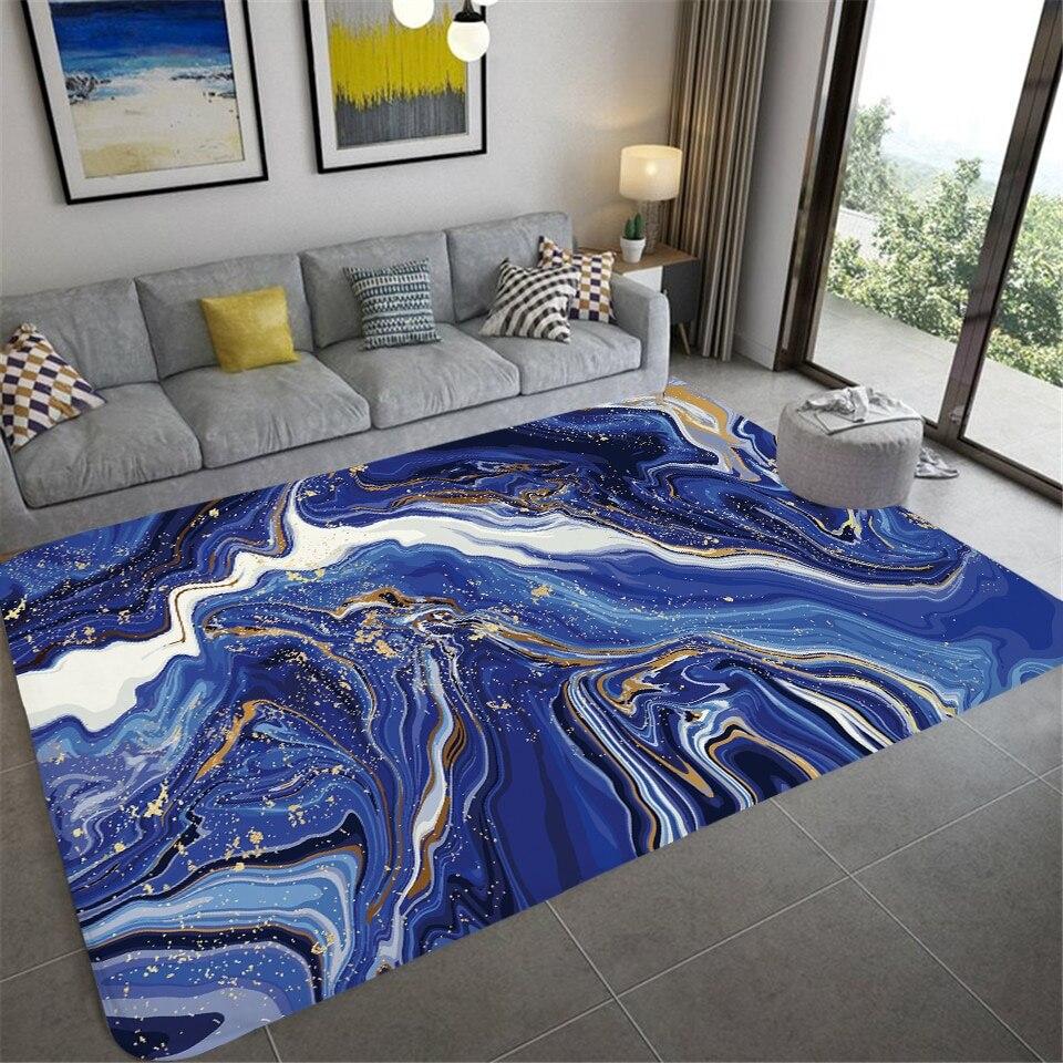 Современный мраморный принт для коридора, противоскользящий ковер для дома, спальни, детская прикроватная тумбочка, кухонный коврик, декоративный ковер для ванной комнаты
