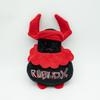 Плюшевая игрушка Roblox Forsaken Guest 666 Черная с красными рогами Мягкая набивная Игровой персонаж Кукла Коллекционная Подарок для детей Фанатов Roblox
