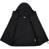 The North Face Куртка-толстовка на молнии с длинным рукавом и капюшоном, свободная, унисекс, черная NJ3BR00A
