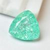 Natural Green Emerald Loose Gemstone 14.80 Ct Trillion Cut for Jewelry Making and Gem Collections