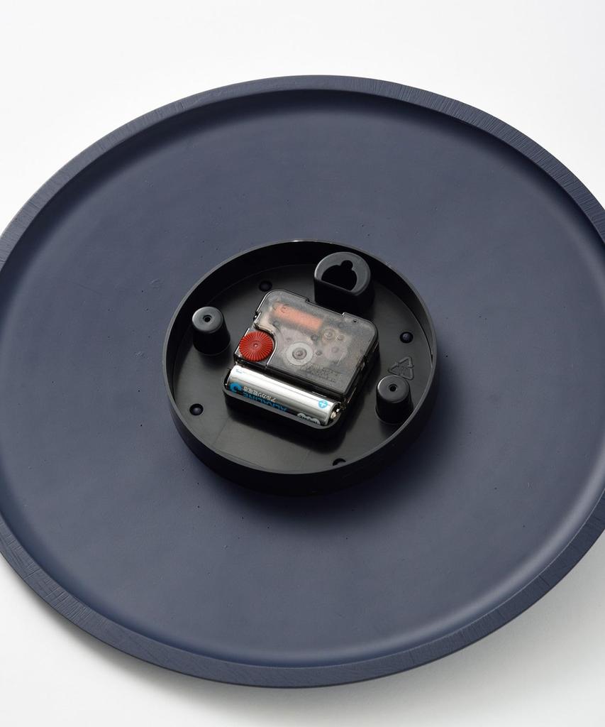 BRUNO Embossed Wall Clock White No Size BCW049-WH