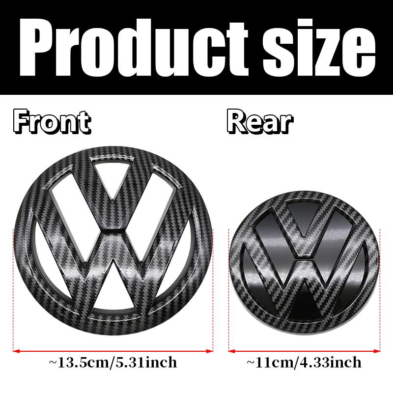 1Pc 3D ABS Car Rear Trunk Emblem Badge Logo For Volkswagen VW MK7 Golf 7 7.5 MK7.5 GTI R Rline GTD Replacement Auto Accessories zl9