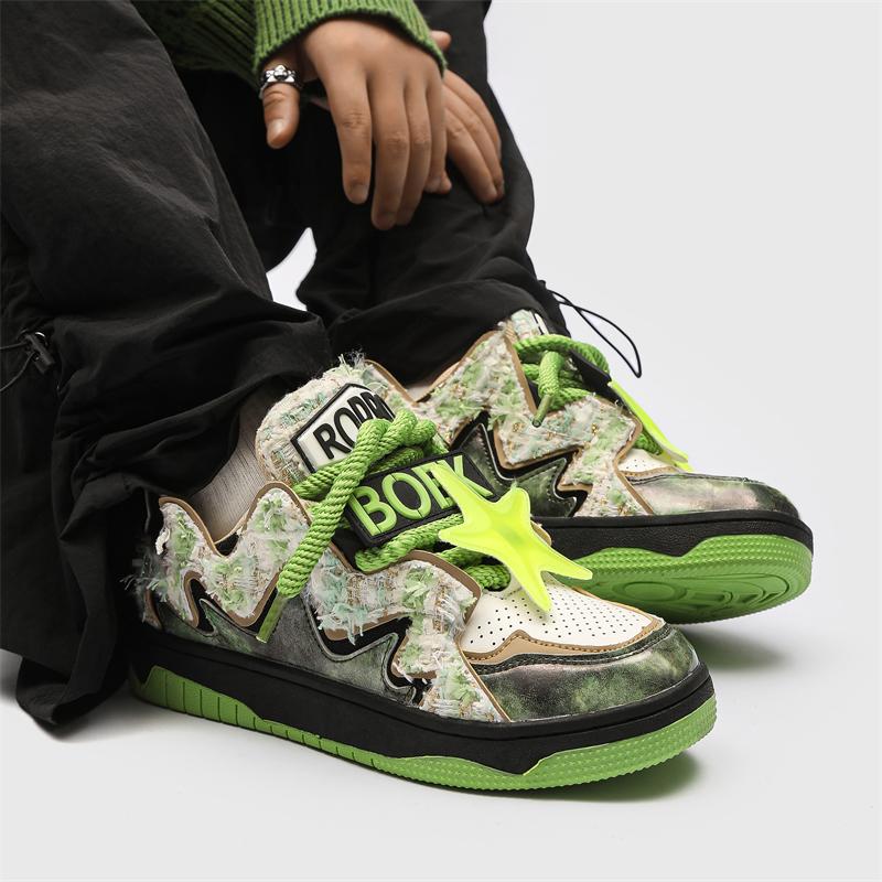 Корейские мужские и женские массивные спортивные кроссовки на плоской подошве, мокасины, спортивная повседневная модная обувь для студентов и студентов, спортивная обувь