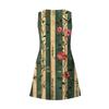 Women's Casual Sundress With Pockets Summer Boho Beach Dress Floral Blouses For Women T-Shirts Dress V Neck Loose Tank Dresses