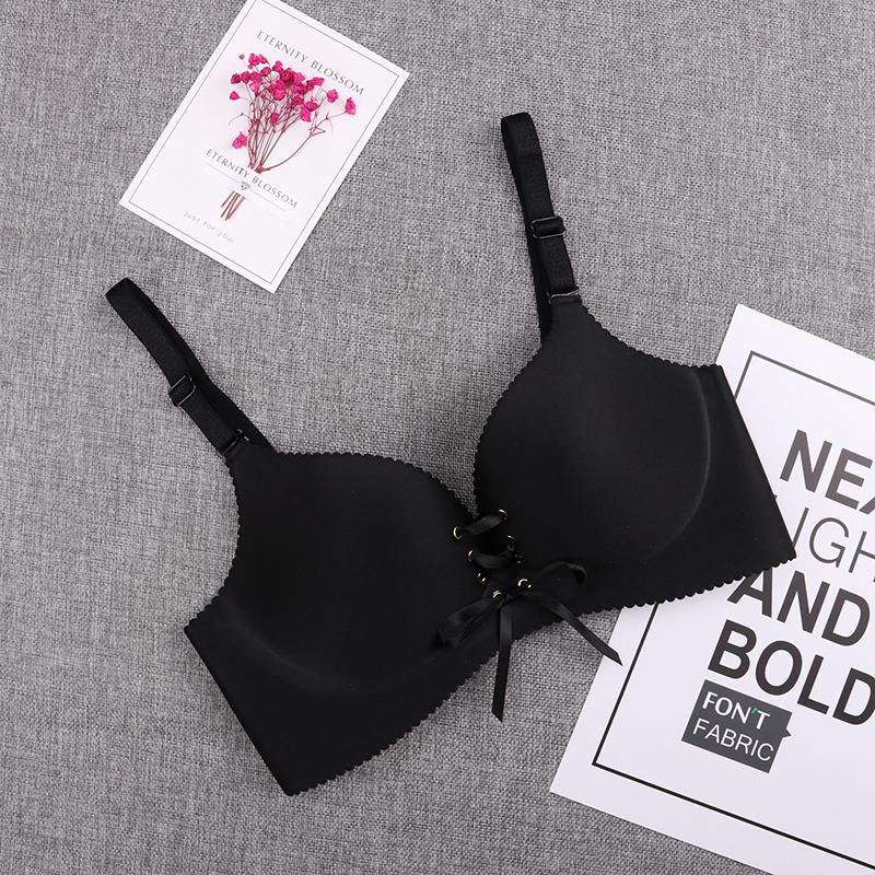 1/3 шт. 75-95 AB Модные женские бюстгальтеры пуш-ап однотонные бесшовные с эффектом сбора без косточек регулируемый бралетт нижнее белье бюстгальтер большого размера