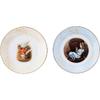 Alice Classic Pair Cake Plate Set Macramin Alice Alice In Wonderland Yamaka Shoten Yamaka Made In Japan ALC10-153