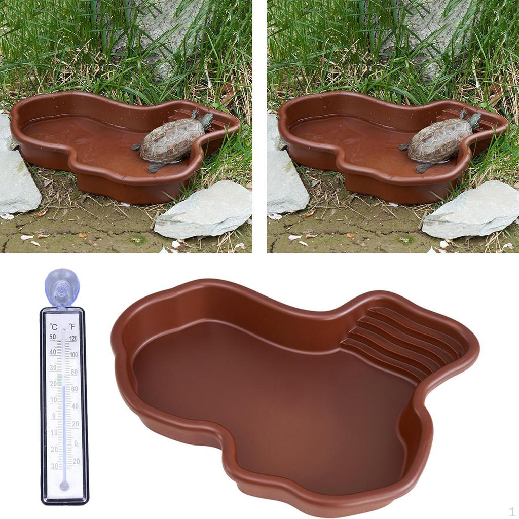 Блюдо для купания рептилий, бассейн для кормления, декор для среды обитания, черепаха, вода для змей, бородатых