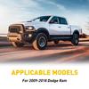 Подходит для Dodge Ram 1500 2500 3500 2009-2018 Черные накладки на стойки дверей EA