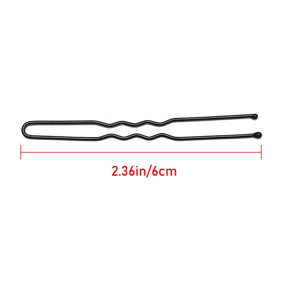 50 Pcs/Bag Trinket Headdress Barrettes Bridal Hair Pins Hairstyle Tools Waved Hair Clips Metal