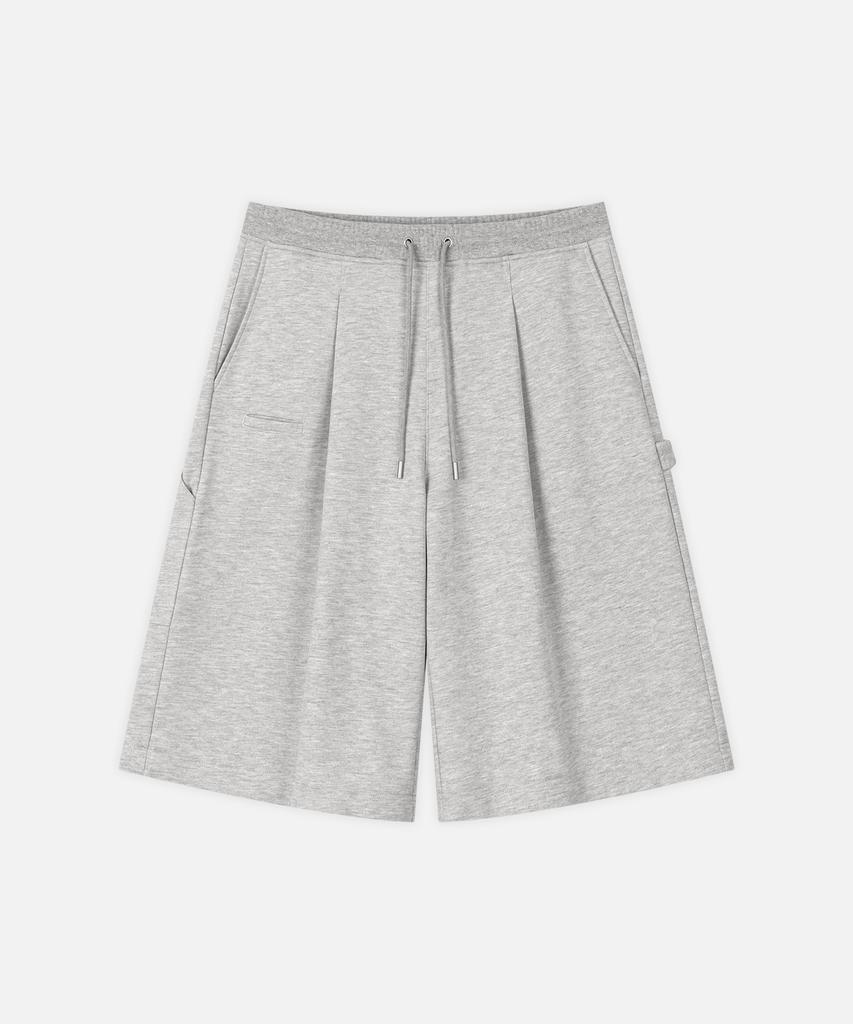 DRAW FIT Robust Long Bermuda Sweatpants [M.Grey]