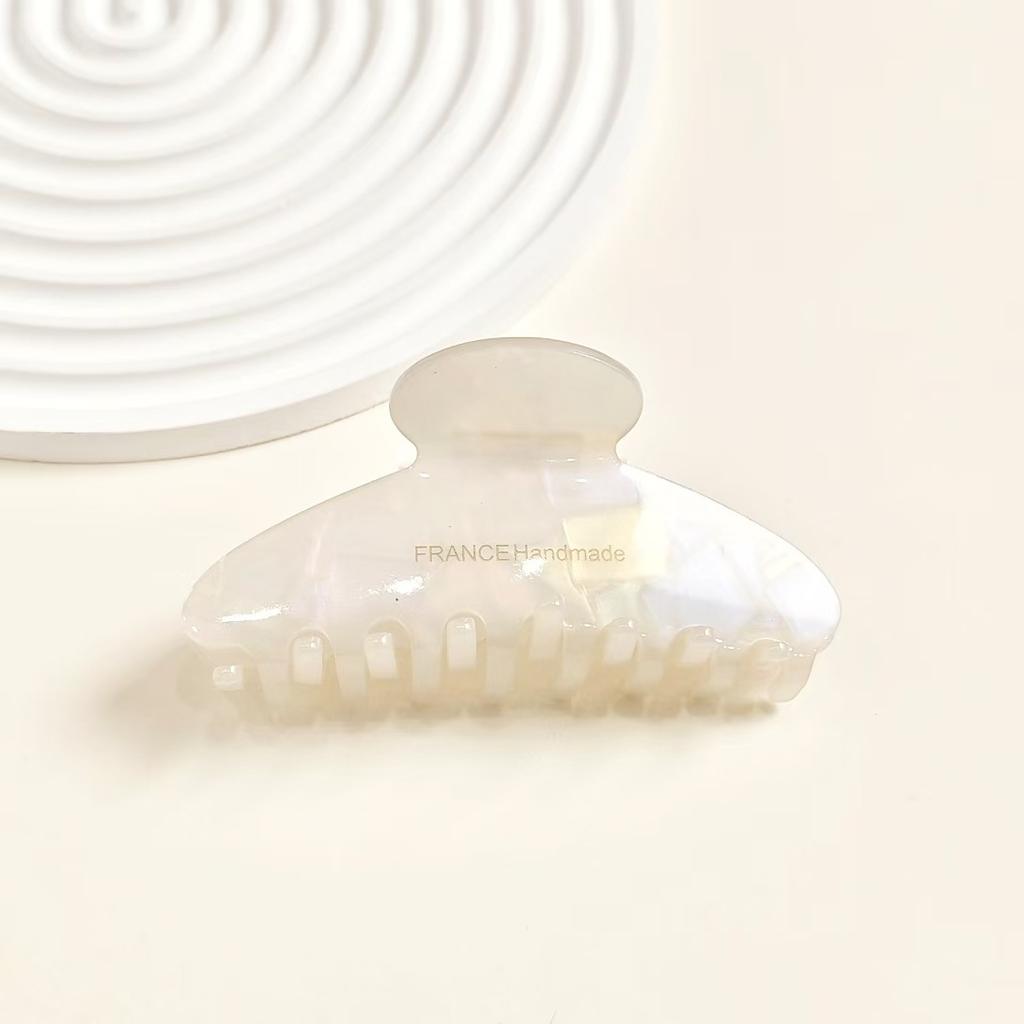 France Chocolate Brown Large Small Disc Hair Shark Clip French High Value Grab Clip Hairpin Hairpin Hairpin