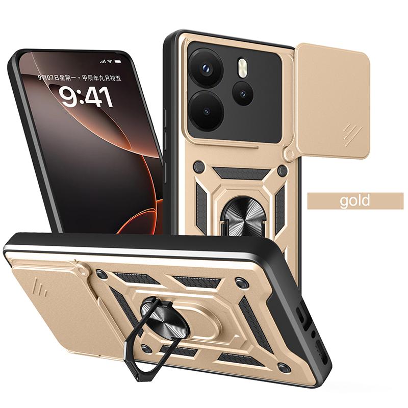 Для Xiaomi Redmi Note14 pro plus противоударный бронированный чехол 4G/5G с автомобильным держателем - защитный чехол для объектива камеры