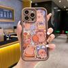 Подходит для OPPO Reno16Pro мультяшный чехол для мобильного телефона A6X наклейка с мишкой A78 защитный чехол A6 ремешок для руки