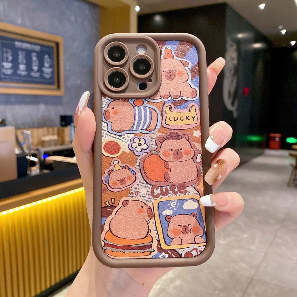 Подходит для OPPO Reno16Pro мультяшный чехол для мобильного телефона A6X наклейка с мишкой A78 защитный чехол A6 ремешок для руки