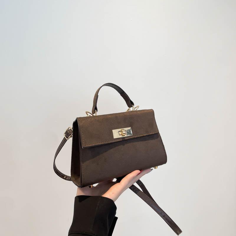 Fashion Messenger Bag, Simple Commuter Bag, Trendy Solid Color Shoulder Bag, Retro Small Square Bag.